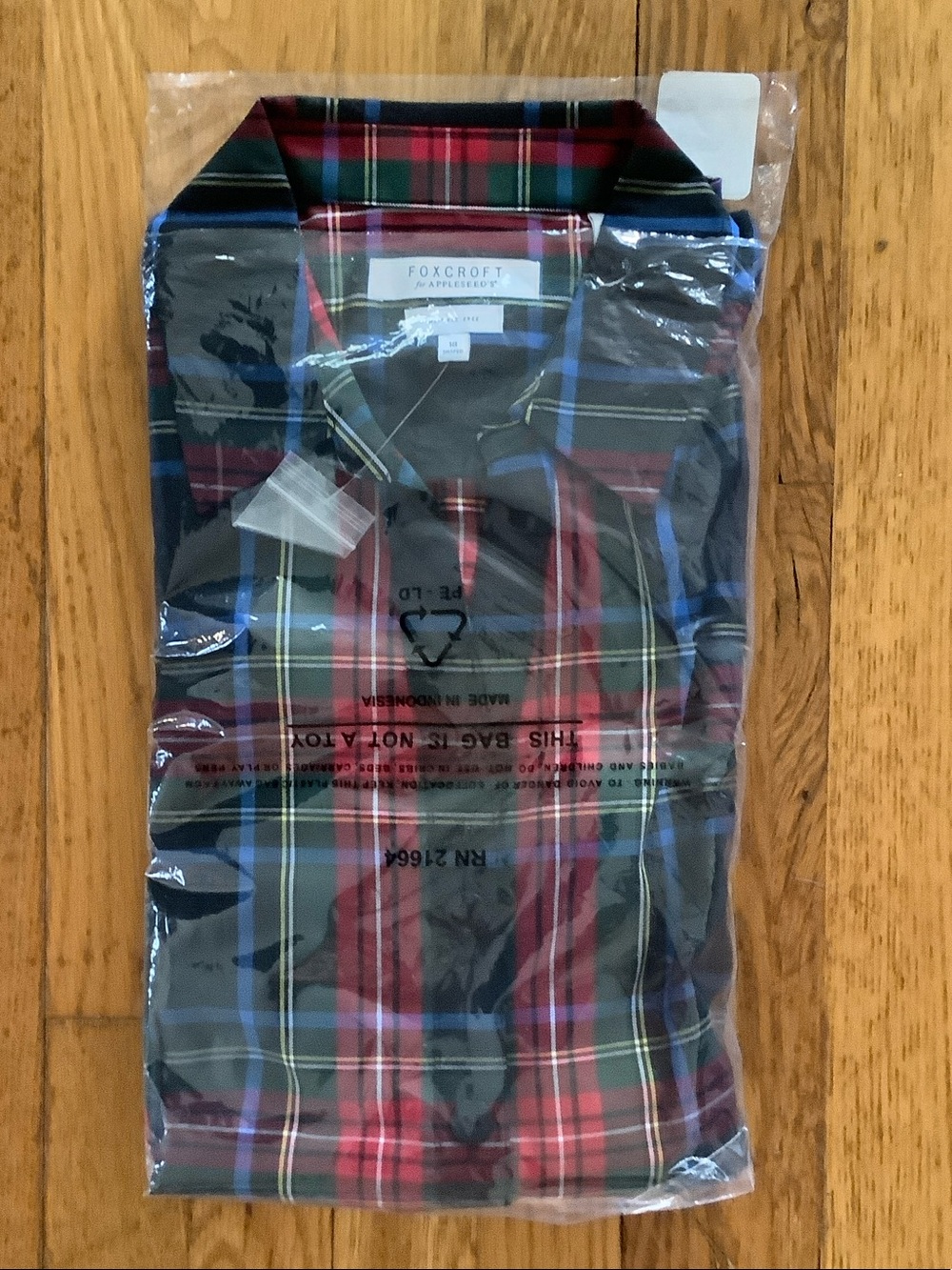 Foxcroft for Appleseed’s Tartan Tunic - Black Multi
